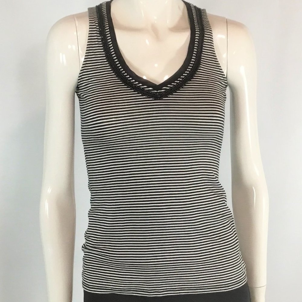 White House/Black Market Striped Tank Top (like new)